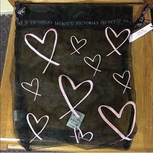 New Victoria’s Secret Organza Heart Print Bag